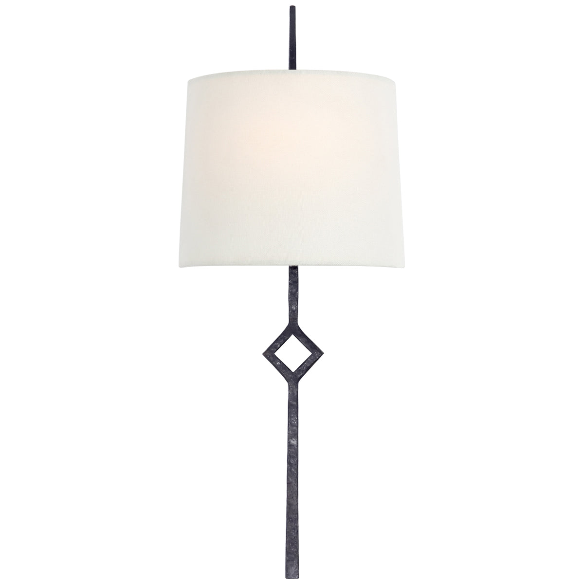 Visual Comfort Cranston Small Sconce with Linen Shade