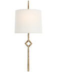 Visual Comfort Cranston Small Sconce with Linen Shade