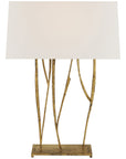 Visual Comfort Aspen Console Lamp with Linen Shade