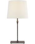 Visual Comfort Dauphine Bedside Lamp with Linen Shade