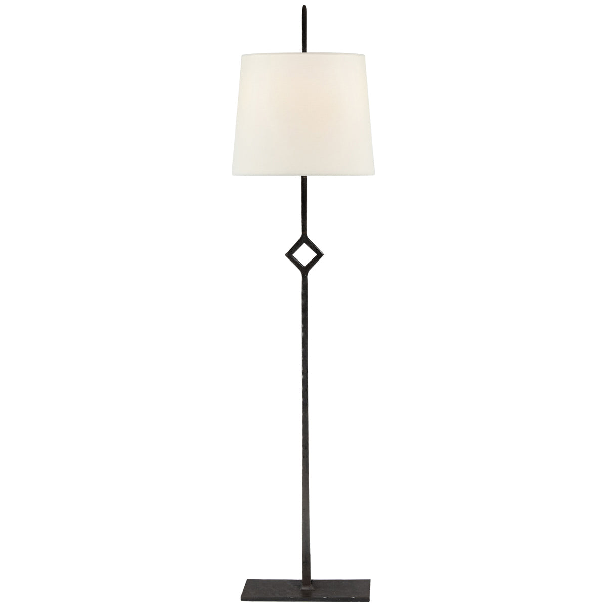 Visual Comfort Cranston Buffet Lamp with Linen Shade