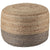 Jaipur Saba Oliana Ombre Stripes Taupe Beige SAA16 Cylinder Pouf