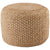 Jaipur Saba Kealani Trellis Textured Beige SAA21 Cylinder Pouf