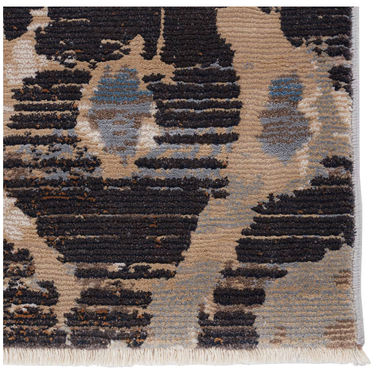 Jaipur Sanaa by Nikki Chu Livio Ikat Black Tan SBC03 Area Rug