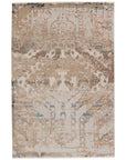 Jaipur Sanaa by Nikki Chu Yarden Medallion Tan Gray SBC04 Area Rug