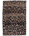 Jaipur Sanaa by Nikki Chu Tamari Tribal Black Light Pink SBC10 Rug