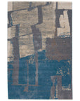 Jaipur Sanaa by Nikki Chu Lehana Abstract Blue Gray SBC12 Area Rug