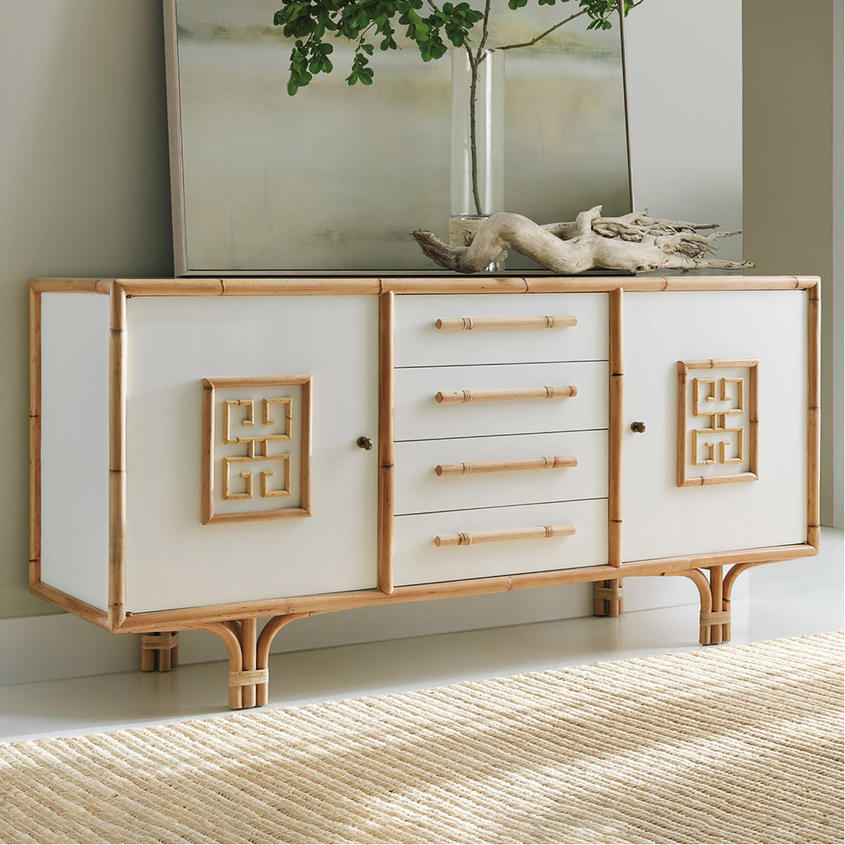 Somerset Bay Home Rattan Sideboard