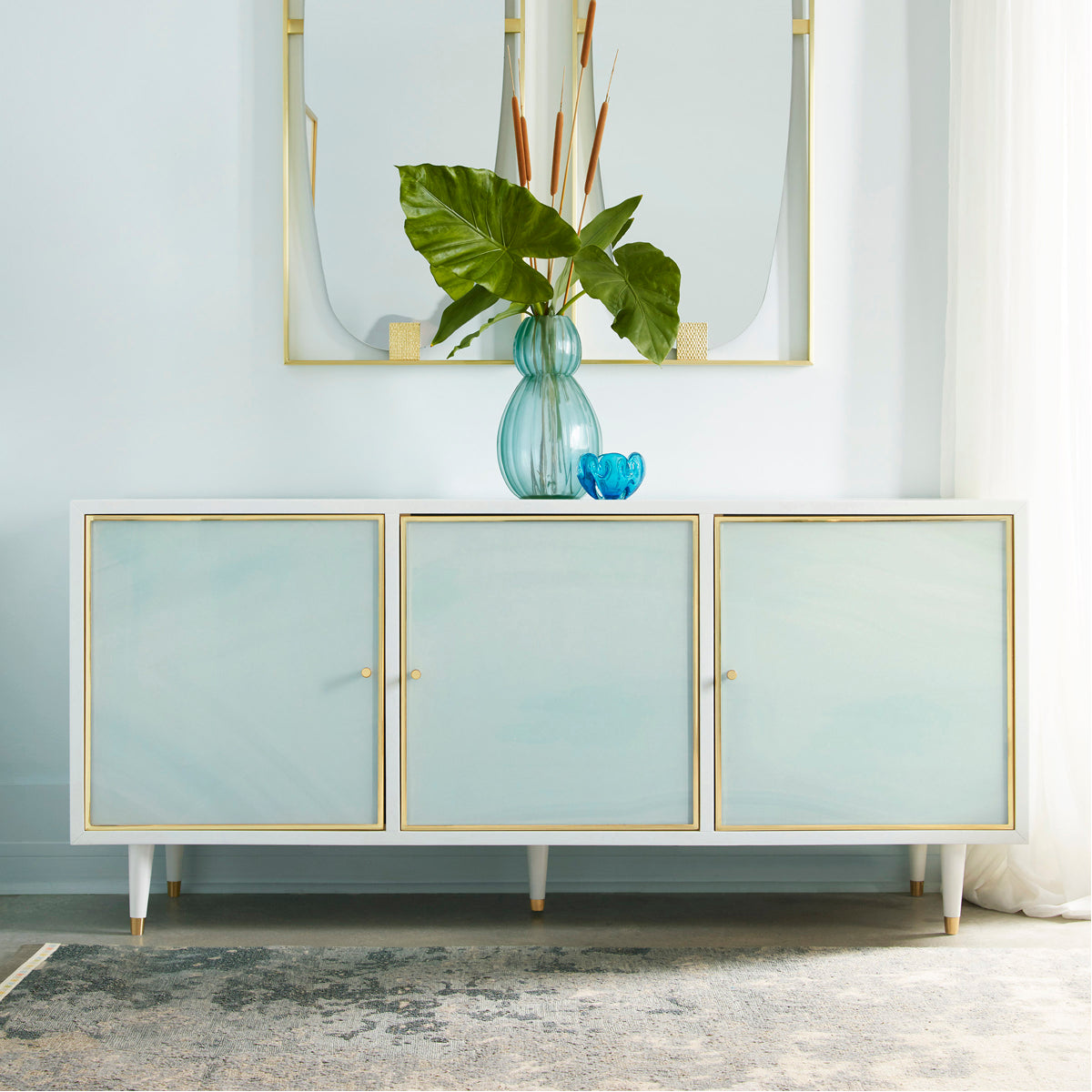 Somerset Bay Home Seaglass 3-Door Credenza