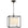 Visual Comfort Caged Small Lantern with Linen Shade