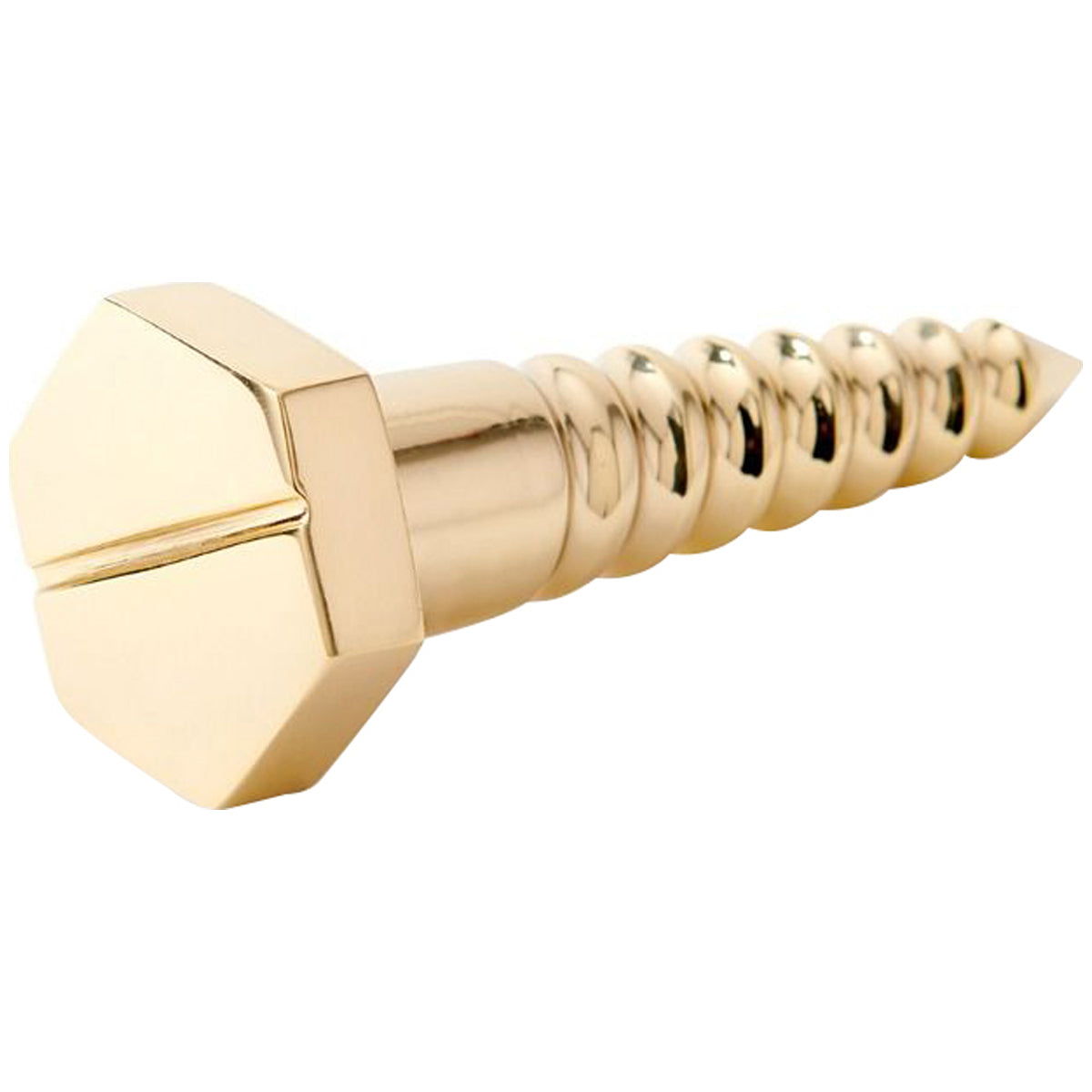 Villa &amp; House Screw Statue, Brass Finish