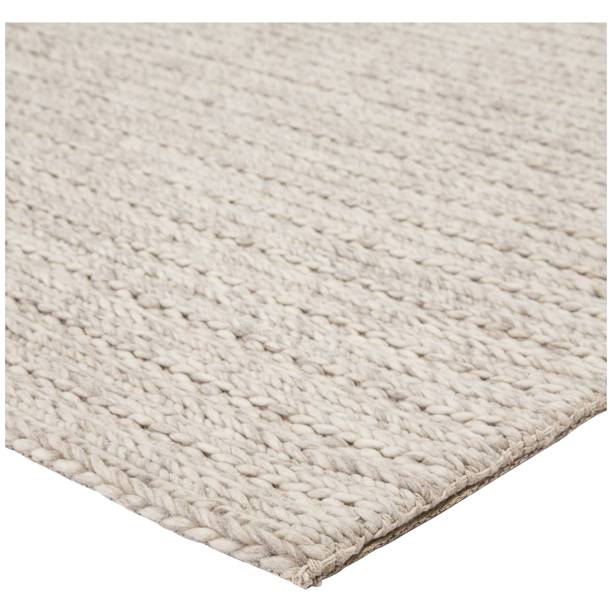 Jaipur Scandinavia Rakel Grams Solid Cream Light Gray SCR14 Area Rug