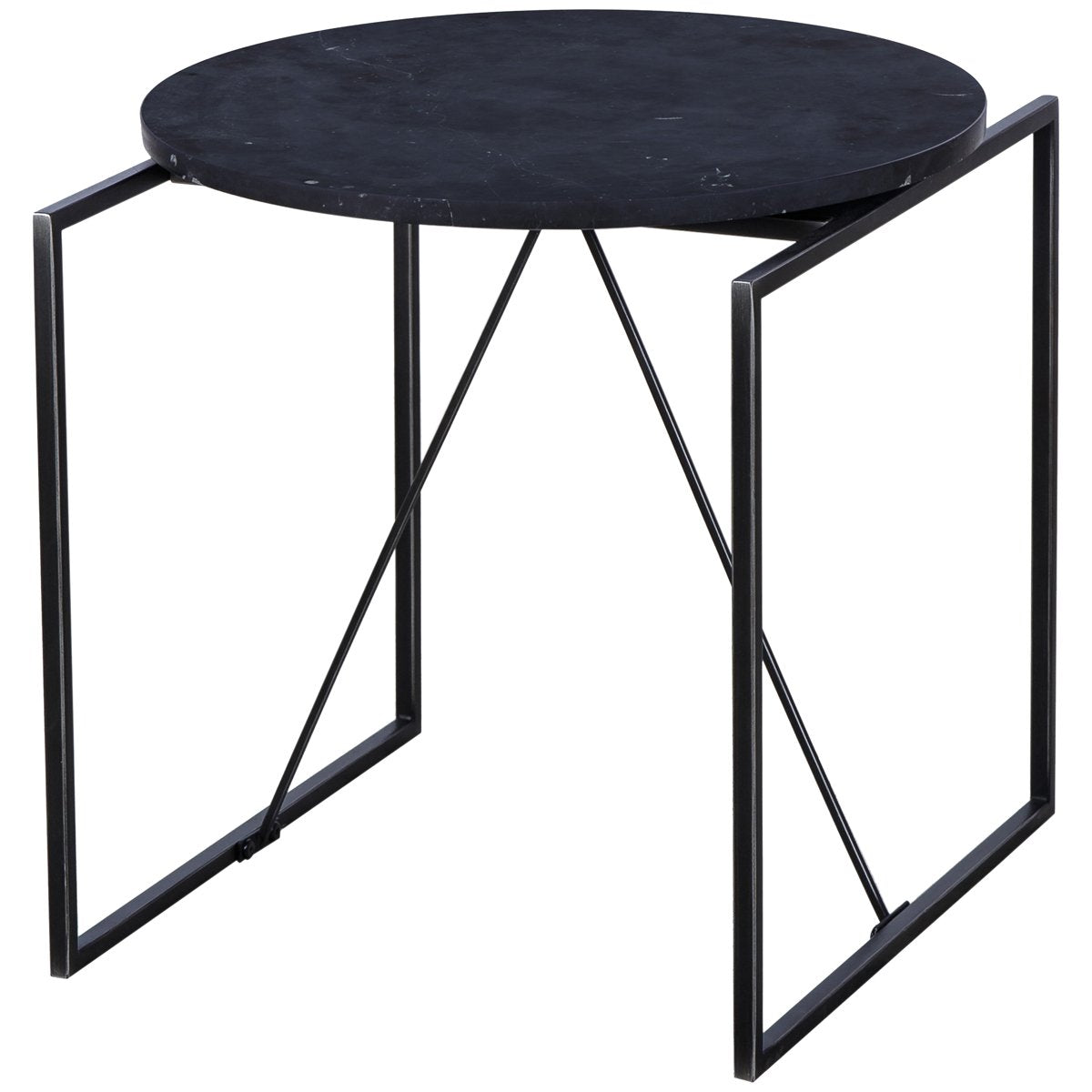 Thomas Bina Georgina Side Table - Black Marble