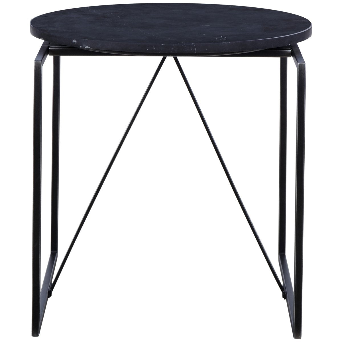 Thomas Bina Georgina Side Table - Black Marble