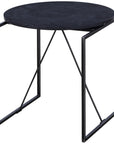 Thomas Bina Georgina Side Table - Black Marble