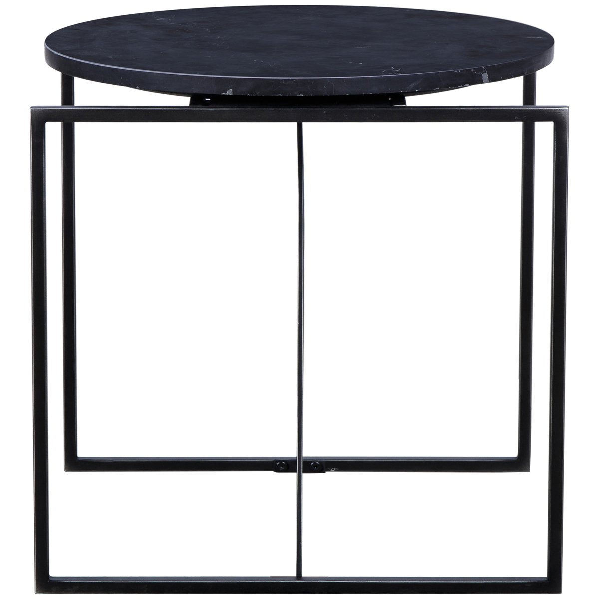 Thomas Bina Georgina Side Table - Black Marble