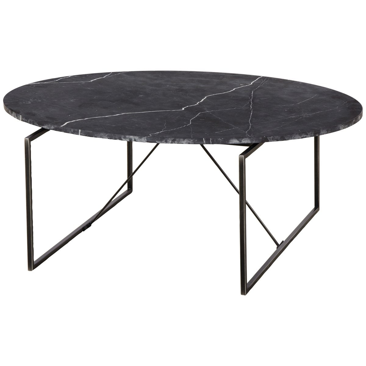 Thomas Bina Georgina Coffee Table - Black Marble