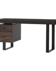 Thomas Bina Charles Single Ped Desk - Live Edge