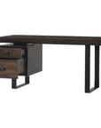 Thomas Bina Charles Single Ped Desk - Live Edge