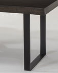 Thomas Bina Charles Single Ped Desk - Live Edge