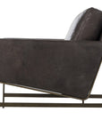 Thomas Bina Vanessa Chair - Destroyed Black Leather