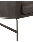 Thomas Bina Vanessa Chair - Destroyed Black Leather