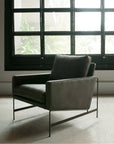 Thomas Bina Vanessa Chair - Destroyed Black Leather