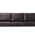 Thomas Bina Vanessa 3-Seater Sofa - Destroyed Black Leather