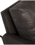 Thomas Bina Vanessa 3-Seater Sofa - Destroyed Black Leather