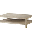 Sonder Living Raffles Grand Coffee Table - Natural