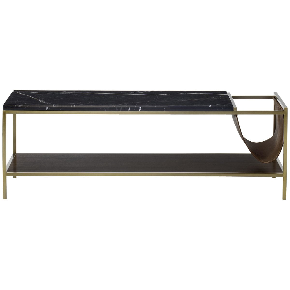 Sonder Living Chester Rectangle Coffee Table with Magazine Rack