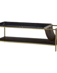 Sonder Living Chester Rectangle Coffee Table with Magazine Rack