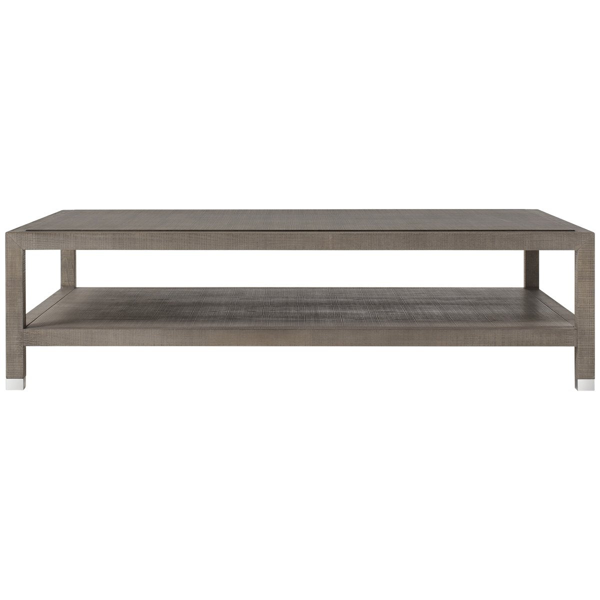 Sonder Living Raffles Grand Coffee Table - Grey and Pewter