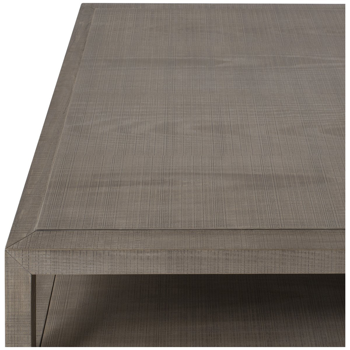 Sonder Living Raffles Grand Coffee Table - Grey and Pewter