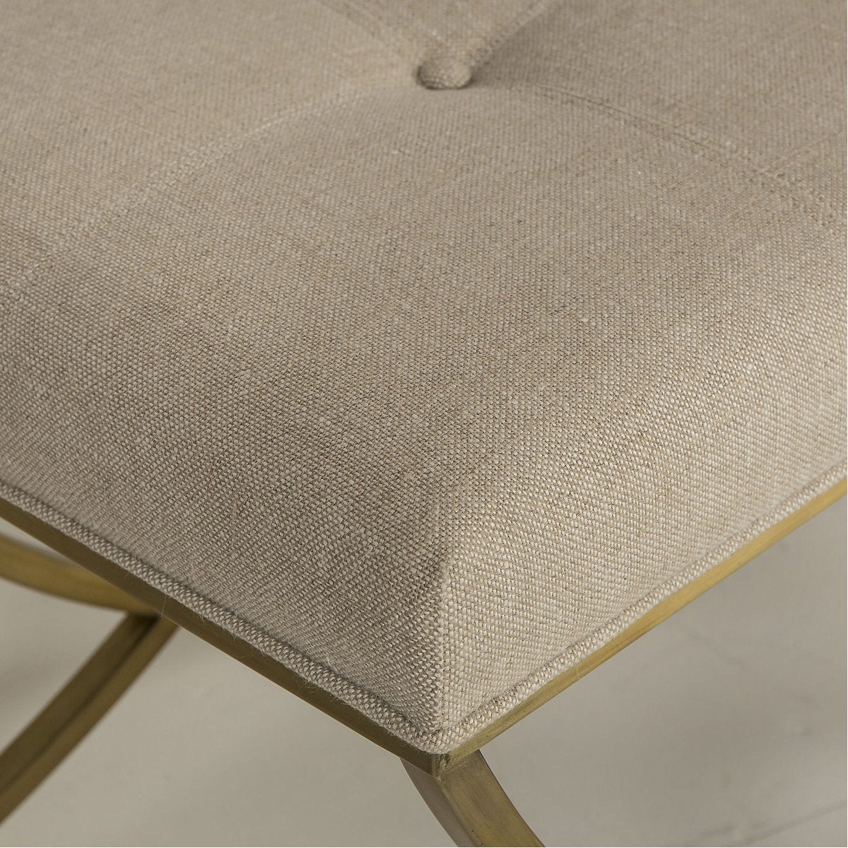 Sonder Living Olivia Bench - Textured Linen