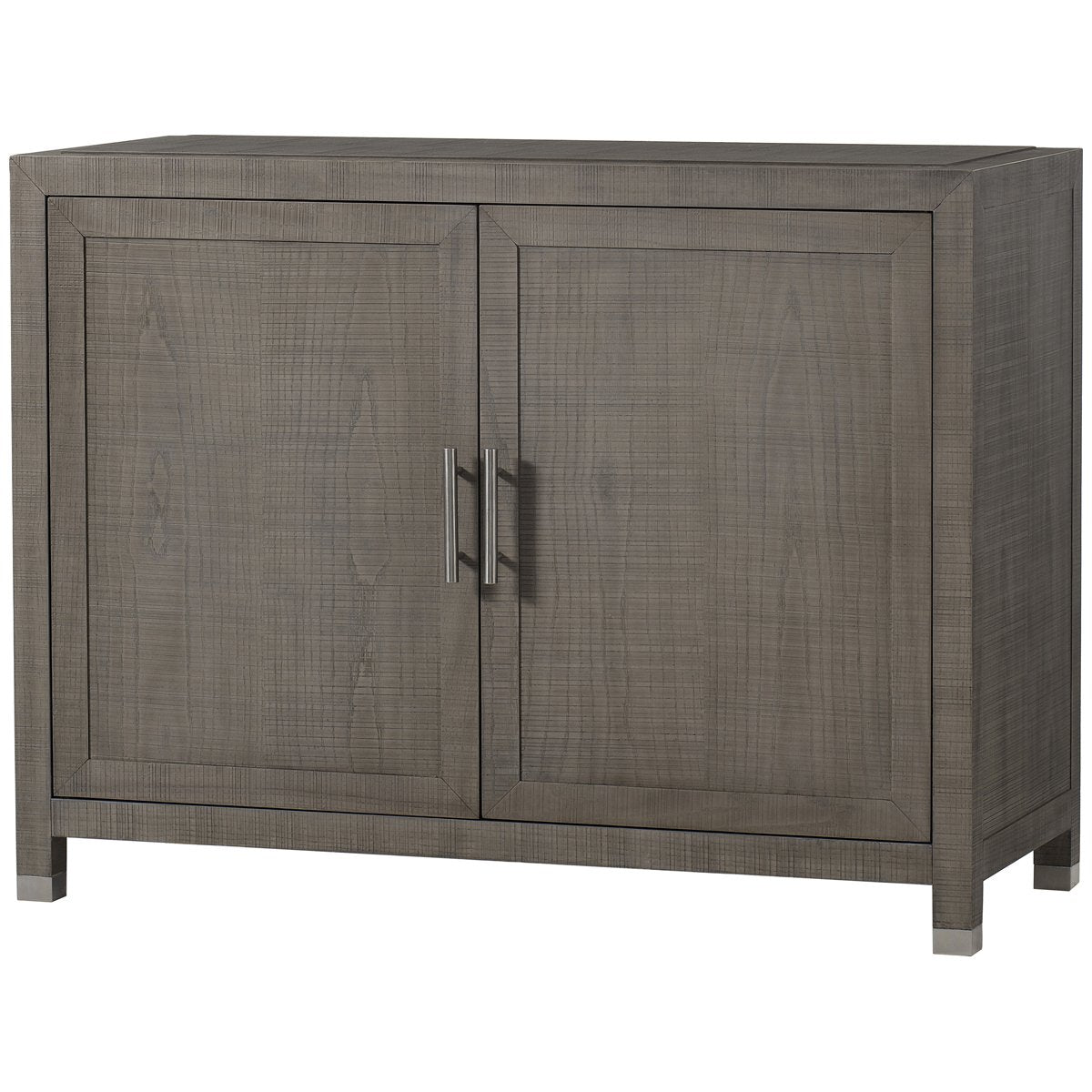 Sonder Living Raffles 2-Door Credenza - Grey and Pewter