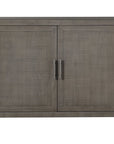 Sonder Living Raffles 2-Door Credenza - Grey and Pewter