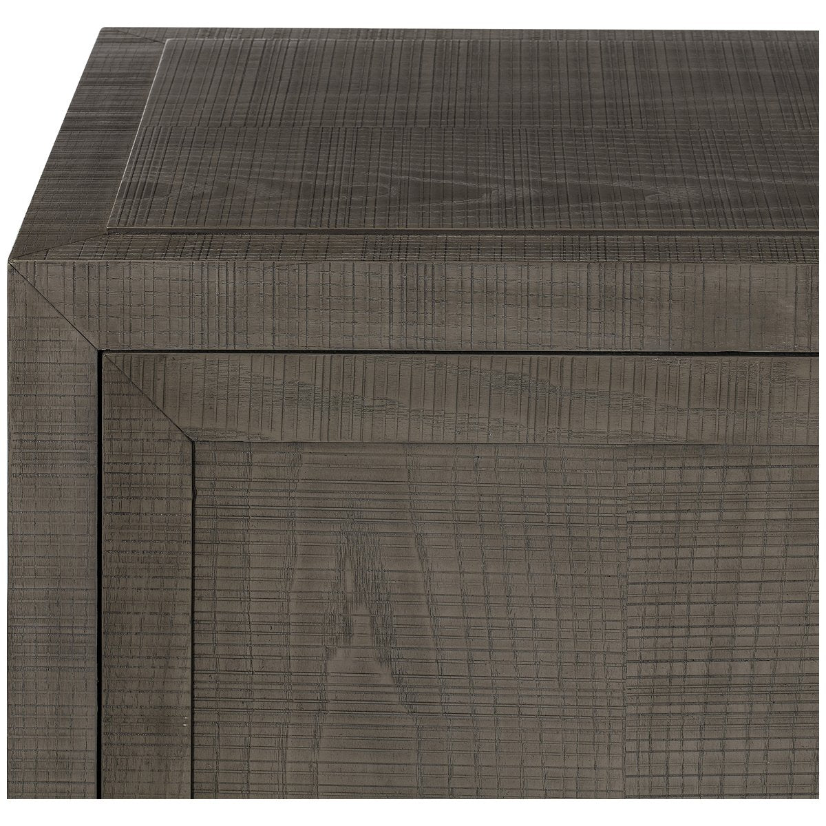 Sonder Living Raffles 2-Door Credenza - Grey and Pewter