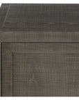 Sonder Living Raffles 2-Door Credenza - Grey and Pewter