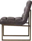 Sonder Living Noah Side Chair - Saddle Brown