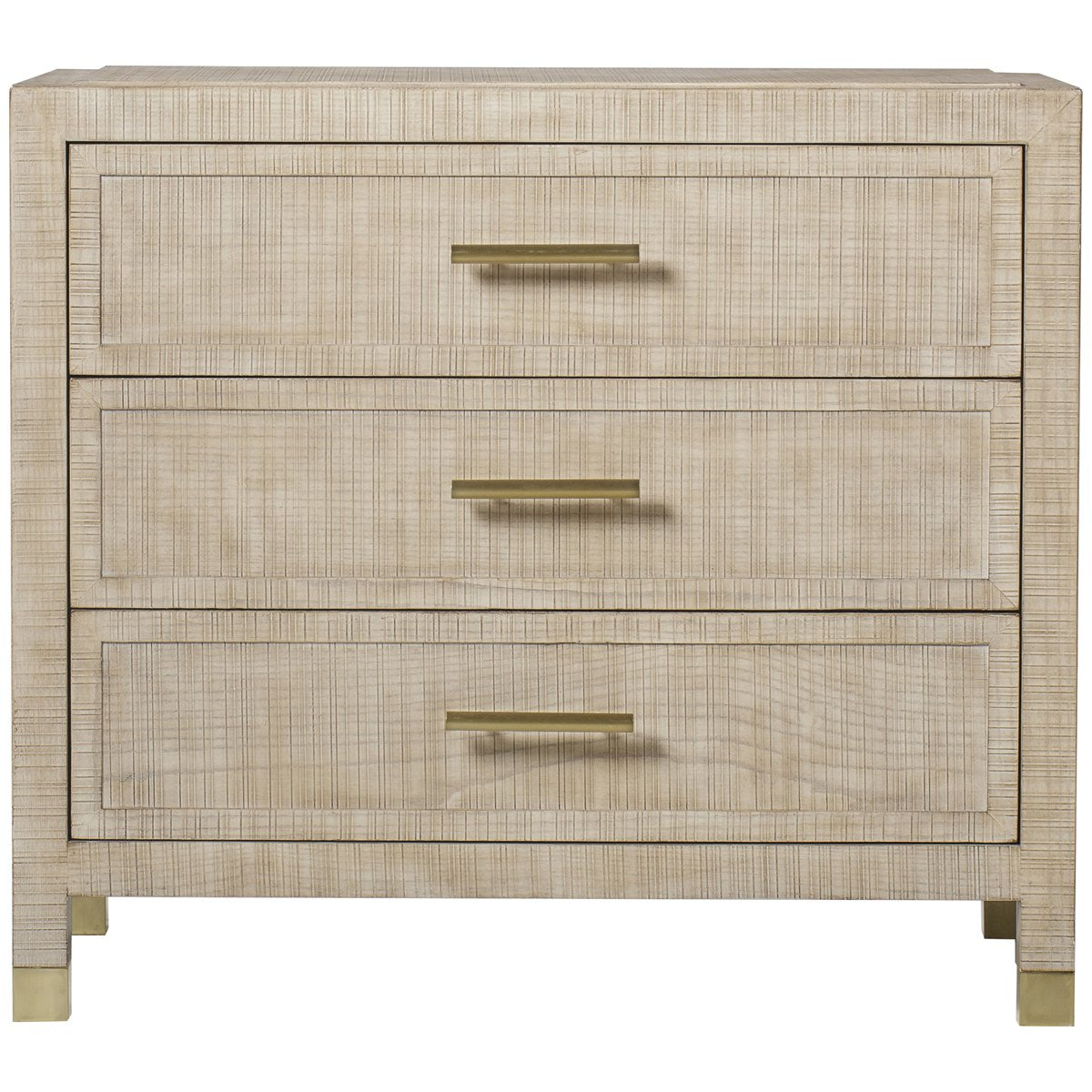 Sonder Living Raffles 3-Drawer Nightstand - Natural