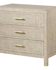 Sonder Living Raffles 3-Drawer Nightstand - Natural