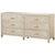 Sonder Living Raffles 6-Drawer Dresser - Natural