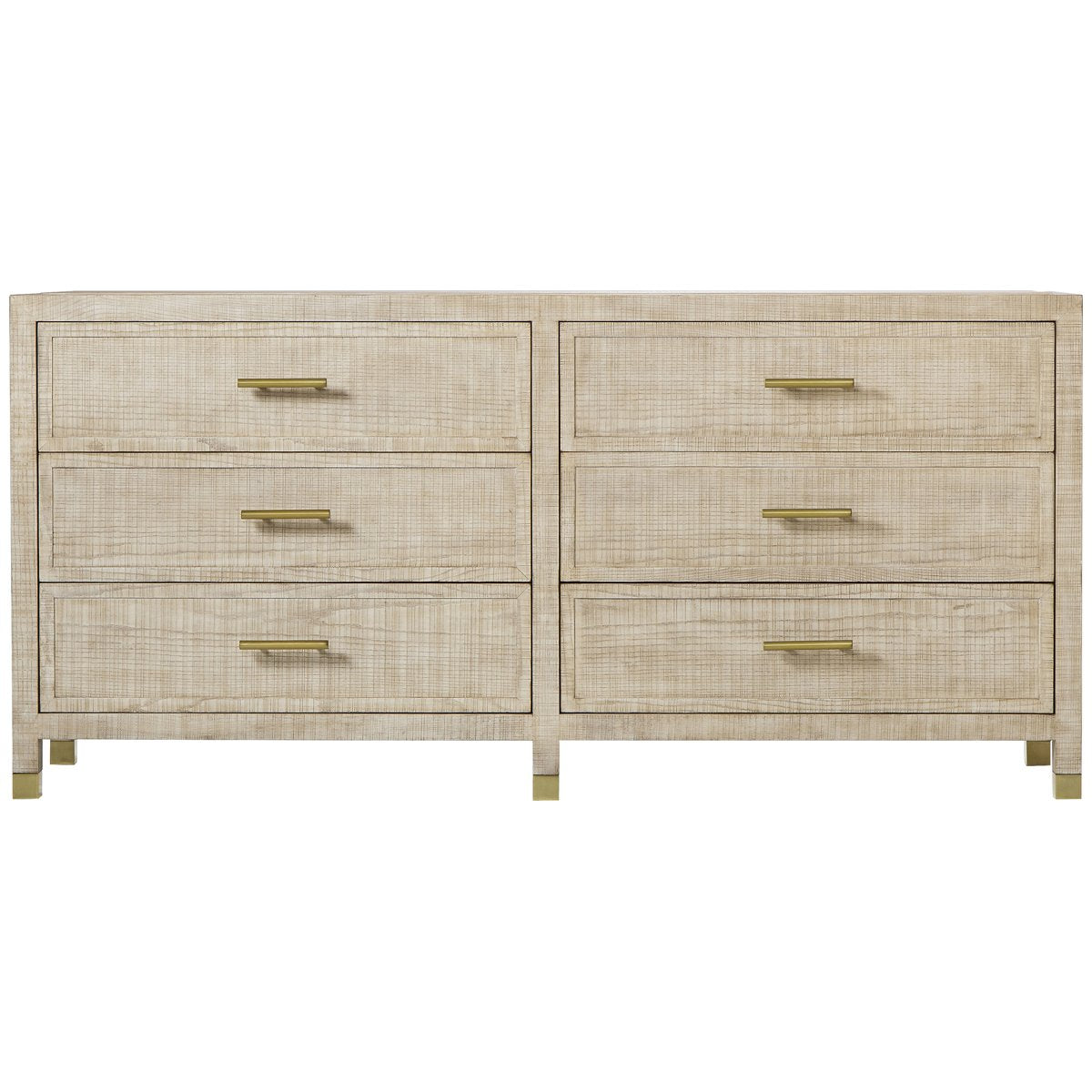 Sonder Living Raffles 6-Drawer Dresser - Natural