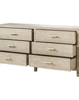 Sonder Living Raffles 6-Drawer Dresser - Natural