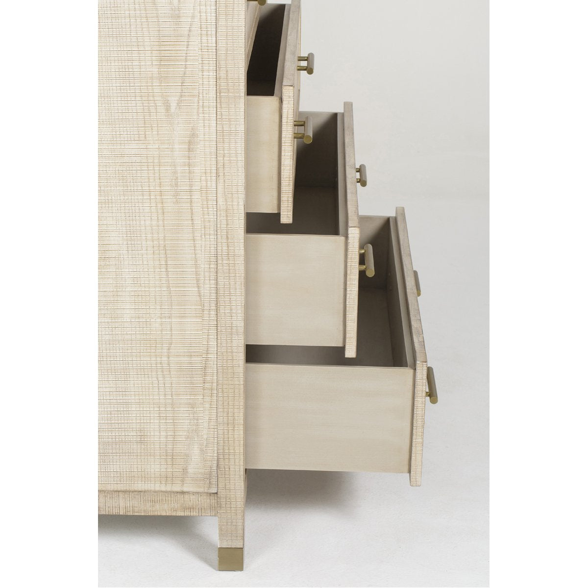 Sonder Living Raffles 5-Drawer Chest - Natural