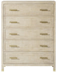 Sonder Living Raffles 5-Drawer Chest - Natural