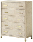 Sonder Living Raffles 5-Drawer Chest - Natural