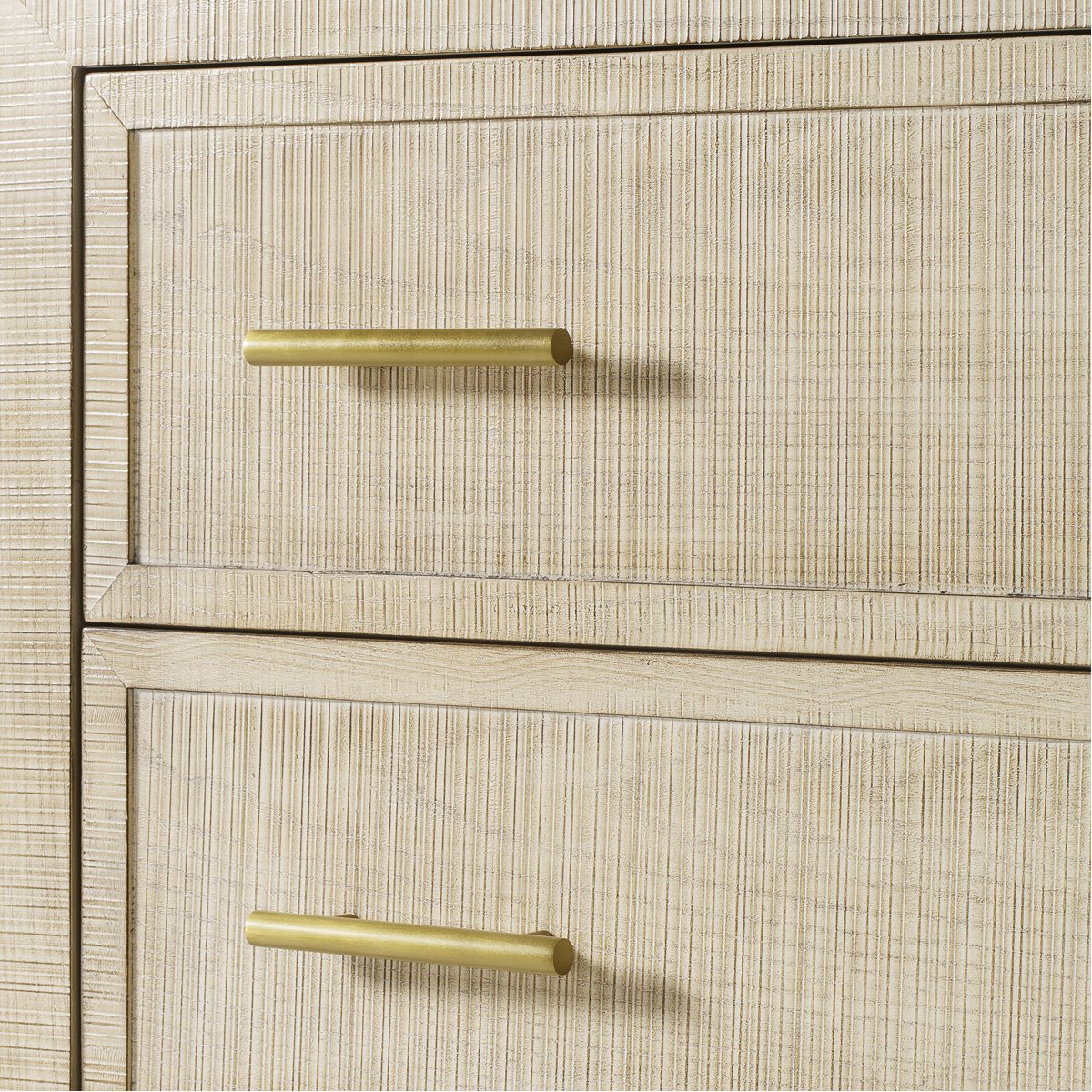 Sonder Living Raffles 5-Drawer Chest - Natural