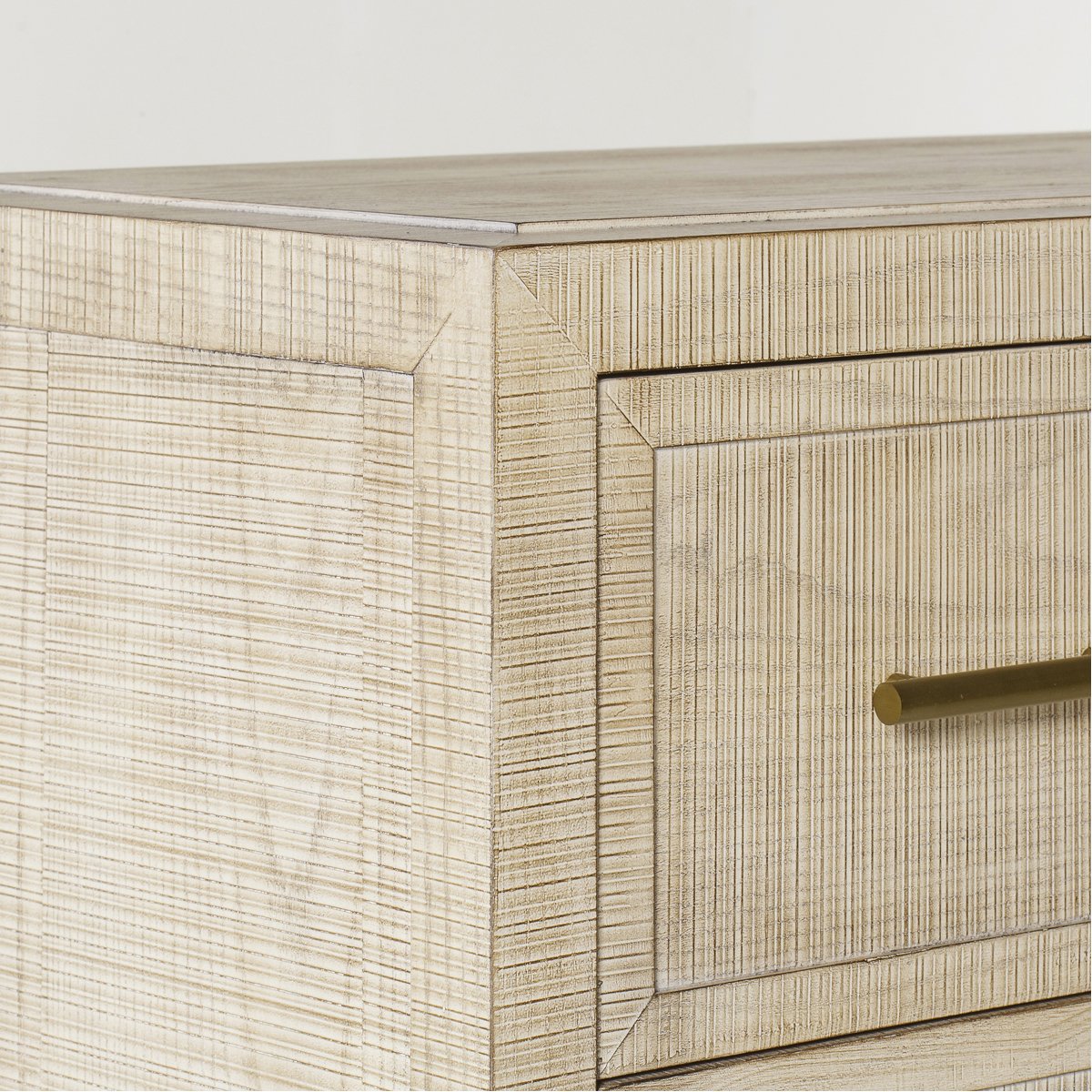 Sonder Living Raffles 5-Drawer Chest - Natural